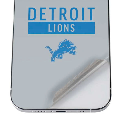 NFL Detroit Lions Grey Performance Series iPhone 12 Pro Skin